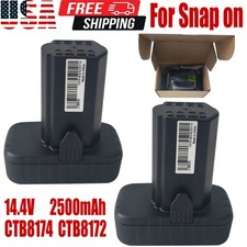 CTB8174 14.4V For Snap-on 2.5Ah Battery CTB8172 CTC772 CTS761 CT861 MicroLi New