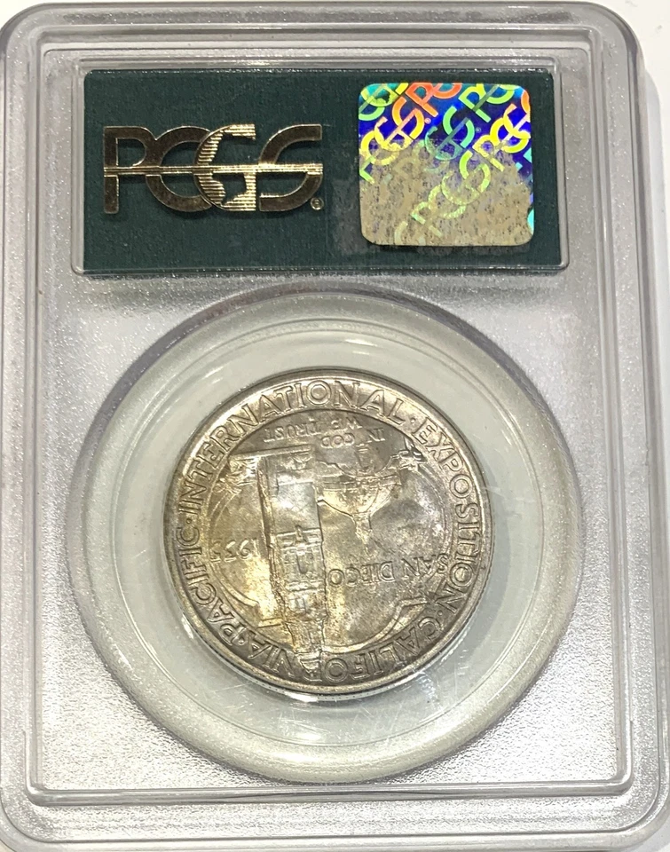 1935 S San Diego Commerorative  half dollar - PCGS Slabbed MS64 - Image 2 of 4
