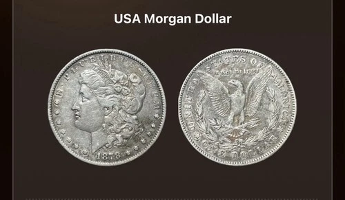 1878 O Morgan Dollar VF Very Fine 90% Silver $1 US Coin Collectible
