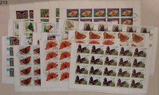 # MIX - USATO - 1240 FRANCOBOLLI - FARFALLE - INGROSSO