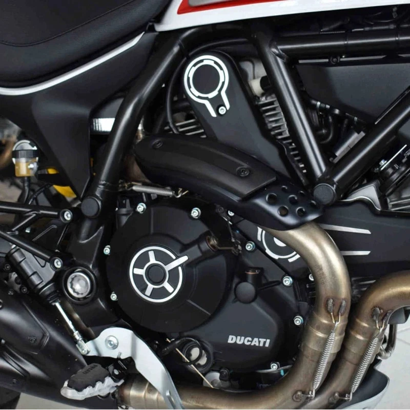 Enjoliveurs de cadre Puig Ducati Scrambler Full Throttle 15-16 Noir - Photo 1/1