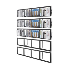 5PCs 34 In Video Game Rack Media Storage Shelves for Wall, CD DVD Storage Shelf