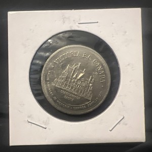 1977 Victoria BC Canada Trade Dollar Token City of Gardens Craigdarroch Castle