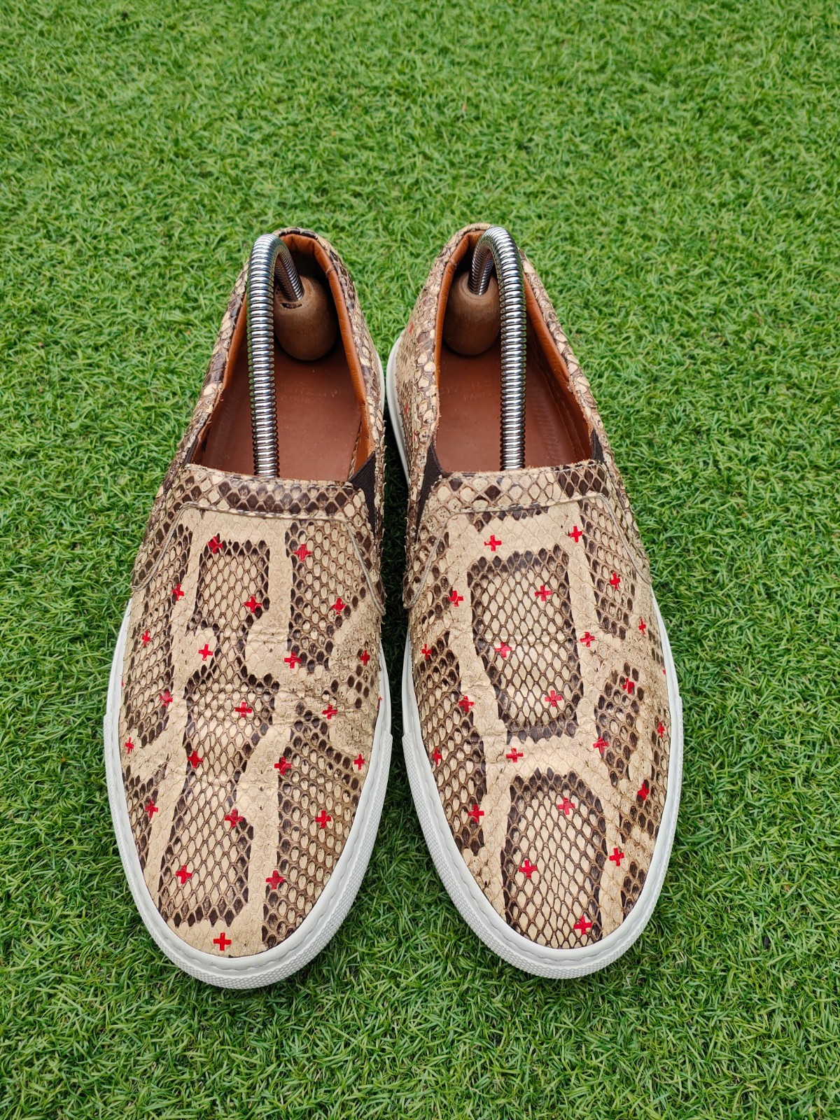 Givenchy python leather skate slip on sneaker, si… - image 3