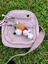 Crochet Dog Doll, Car Mirror Hanging, Cute Handmade Puppy Charm Gift