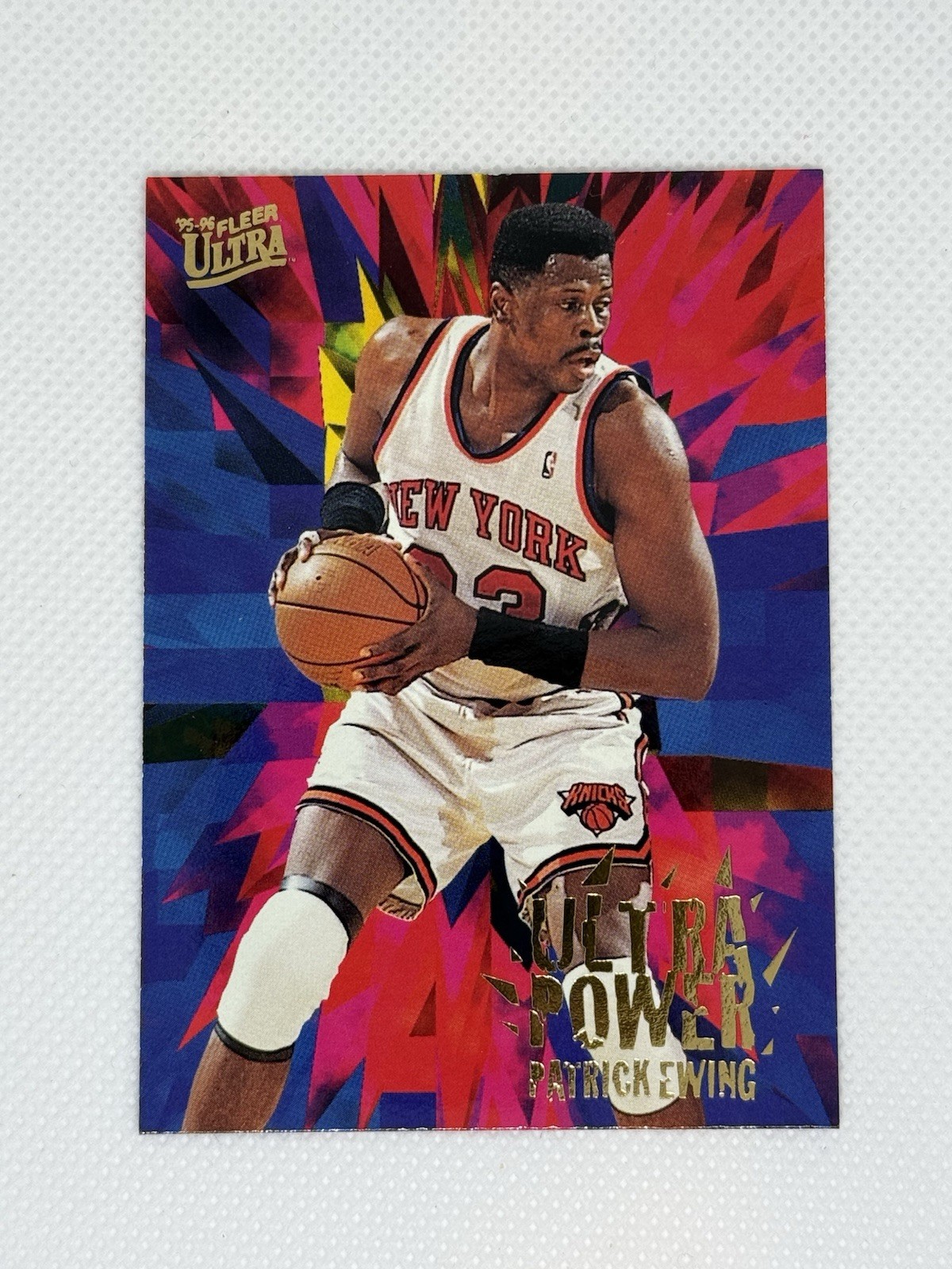 1995-96 Fleer Ultra - Ultra Power Patrick Ewing #2 HOF