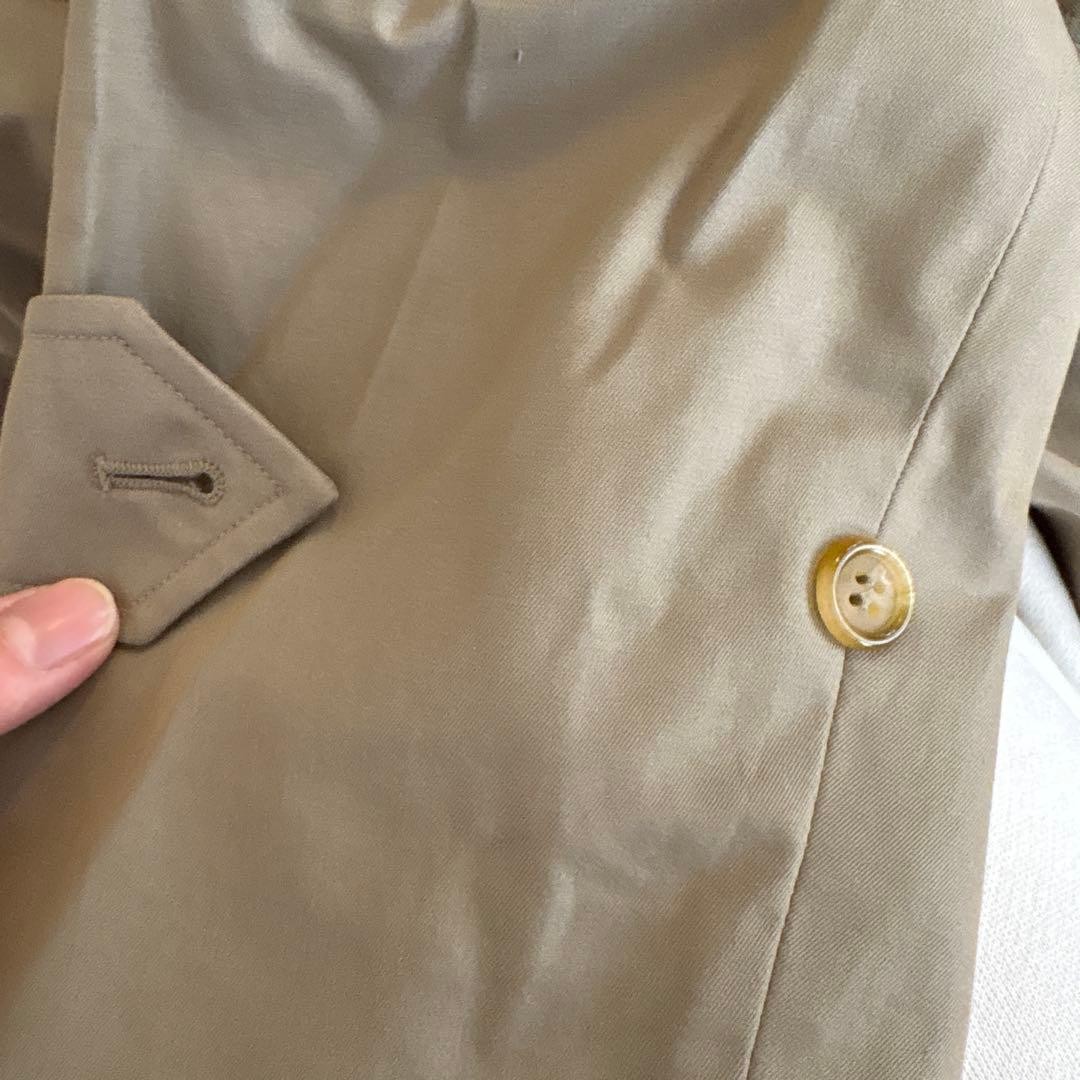 Burberry Men's Khaki Balenciaga Coat with Liner thumbnail 11