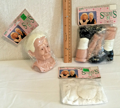 Syndee Crafts LTD GRANDMA Doll Kit - Head,  Arms, Legs & Body - OLD STOCK (Y53)