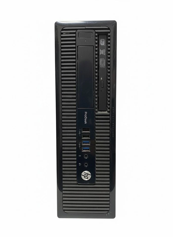 HP Desktop, Prodesk 400 G1 SSF, I5 4570 3.2 Ghz, 16GB RAM, 120GB SSD + 250GB HDD - Image 2 of 4
