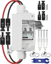 Solar disconnect switch 63A DC breaker with PV connector