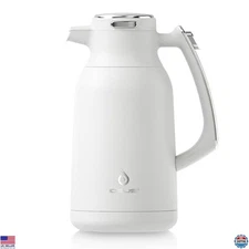 IDEUS 68oz Thermal Coffee Carafe - Stainless Steel Double Wall Insulated Flask