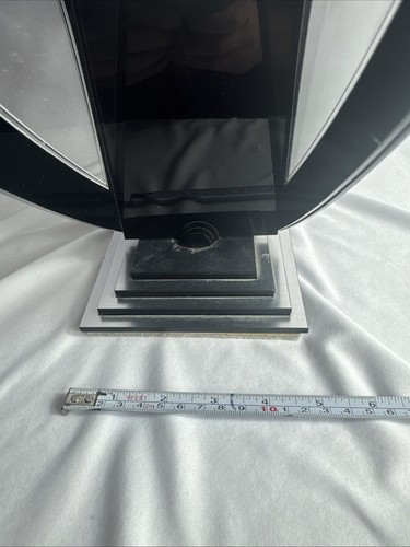 SIGNED Acrylic Abstract Art Triangle Sculpture In The Style Of Jon Kuhn - Picture 22 of 22