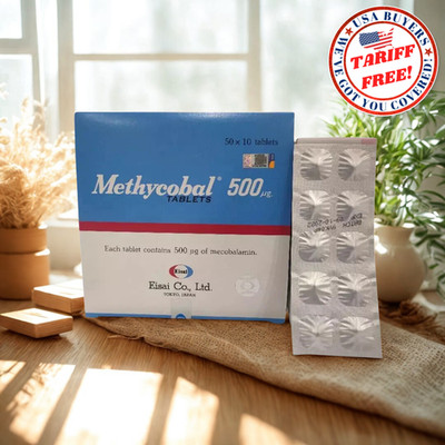 50 X 10's Methycobal Tablets 500mcg Vitamin B12  For Numb & Nerve EXPRESS SHIP