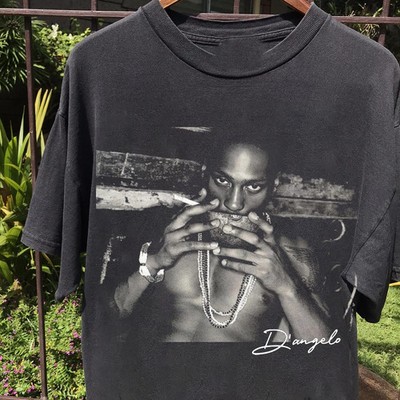 D'Angelo Rapper 90s Gift For Fans to 5XL Rap Tee Black T-shirt OM749