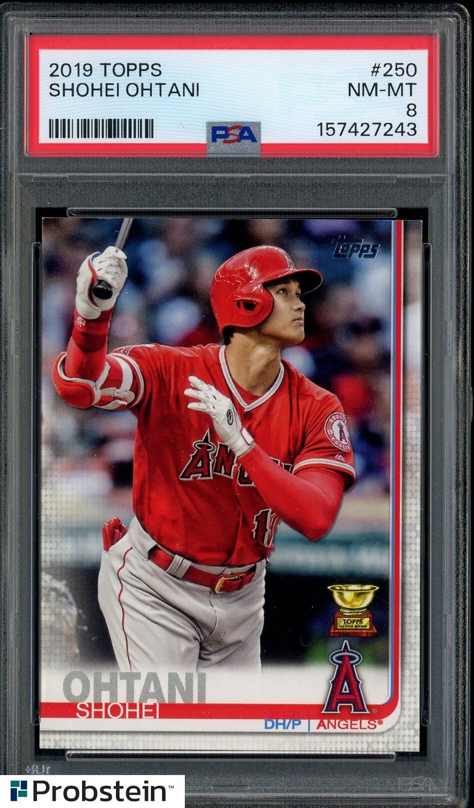 2019 Topps #250 Shohei Ohtani Angels PSA 8 NM-MT