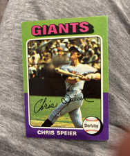 Topps 1975 Chris Speier #505 San Francisco Giants Baseball Card Base Set