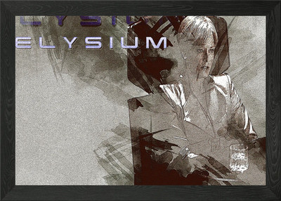 Elysium Framed Wall Art Poster Canvas Print Picture