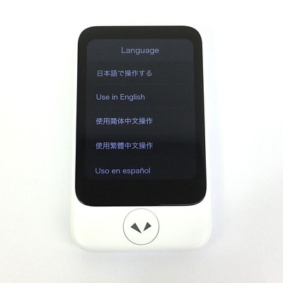 SOURCENEXT POCKETALK Pocket Talk Translator Camera Translation White *Body only