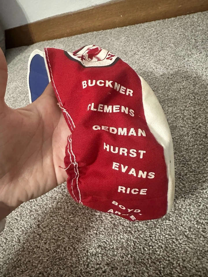 Vintage BOSTON RED SOX World Series 1986 Painters Cap Sz: 1 size fits all - Image 4 of 4