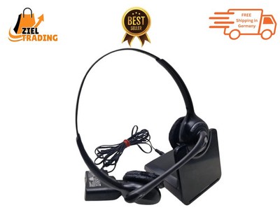 Plantronics C052A Kabelloses DECT-Headset-System mit Ladestation, Netzteil