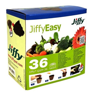 Jiffy Quick Soil Mix 36 Stk. Torfsubstrattabs 38mm