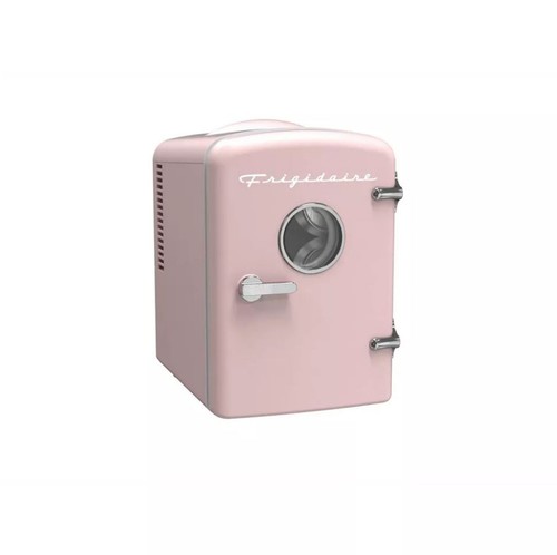 Frigidaire 6 Can Mini Personal Dorm Fridge Cooler Moonbeam EFMIS429-PINK