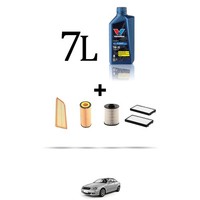 Hoffcar Set Service 3 Filter Und 7L ÖL FüR Mercedes Classe CLK (A209, C209) 270