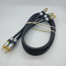 #L)Monster 6,5 piedi Component Video Cable Set Y Cr Cb/Y Pb Pr RCA DVD Placcato Oro