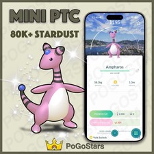 Pokmon Ptc Go - Shiny Ampharos - Nagasaki Go Stamp Rallyspecial Background