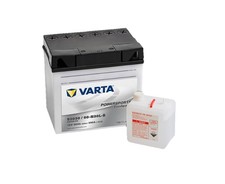 BATTERIA 12V AH30 MOTOGUZZI GRUPPO ELETTROGENO VARIE VARTA 53030/60-N30L-B + DX