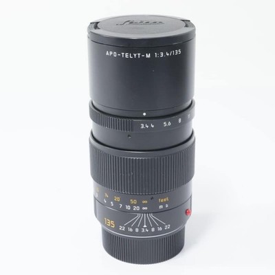 Leica APO-Telyt-M 135mm F3.4 Black 6-Bit 11889 M Mount Lens from Japan D0829