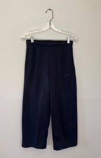 Nike Boys XLarge Black Therma-Fit Activewear Pants Logo Pockets Drawstring