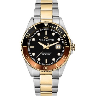 PHILIP WATCH CARIBE R8253597099 Steel Bicolor Gold SWISS MADE Men's Watch