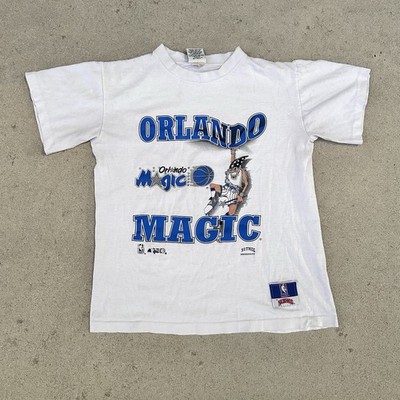 Vintage 90s Orlando Magic Wizard Shirt Size Youth Medium 19x23 NBA