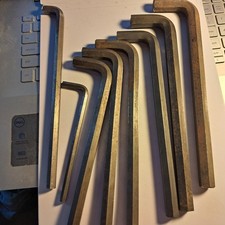 27 - UNBRANDED ALLEN WRENCHES FROM 1/16 TO 9/16 CHECK PICTURES