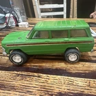 Tonka Vintage Green Tin Toy SUV/Truck Vehicle w/ Opening Rear Hatch Door