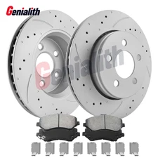 11.89" Front Disc Rotors Brake Pads Kit for 2008 -2012 Dodge Nitro Jeep Liberty
