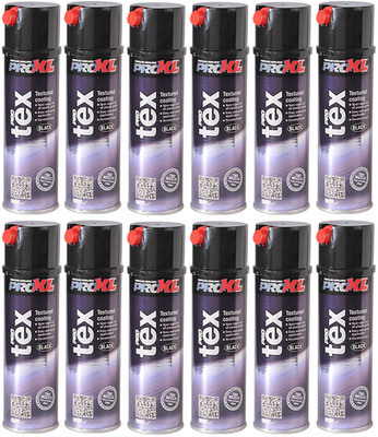 12x Proxl ProTex Black Textured Coating OEM Finish Auto Stoßstange & Blenden Spray 500ml