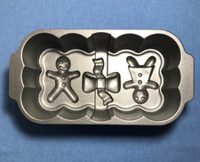 Nordic Ware Gingerbread Baking Pan 10.5" x 5.5" x 2.5" Loaf Cake Christmas Xmas