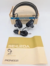 Vintage Pioneer Audiophile Open Back Headphones Model SE-L20A TESTED  