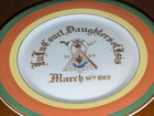 1912 LuLu Court Daughters of Imperial Court porcelain PLATE  - AEAONMS — photo 2