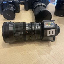 Fujinon A14 x 9F TV Camera Zoom Lens 1:1.7/9-126mm ERM-1 Fuji Tested L 11 Bx 4