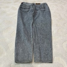 VTG Y2K PACO Skater Baggy Loose Barrel Leg HipHop Jeans 36x29 Embroidery