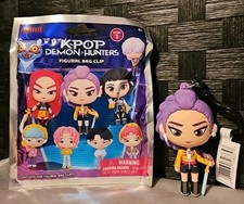 Official Netflix K-POP Demon Hunters ~ Figural Bag Clip ~ Rumi ~ NEW Opened Pkg