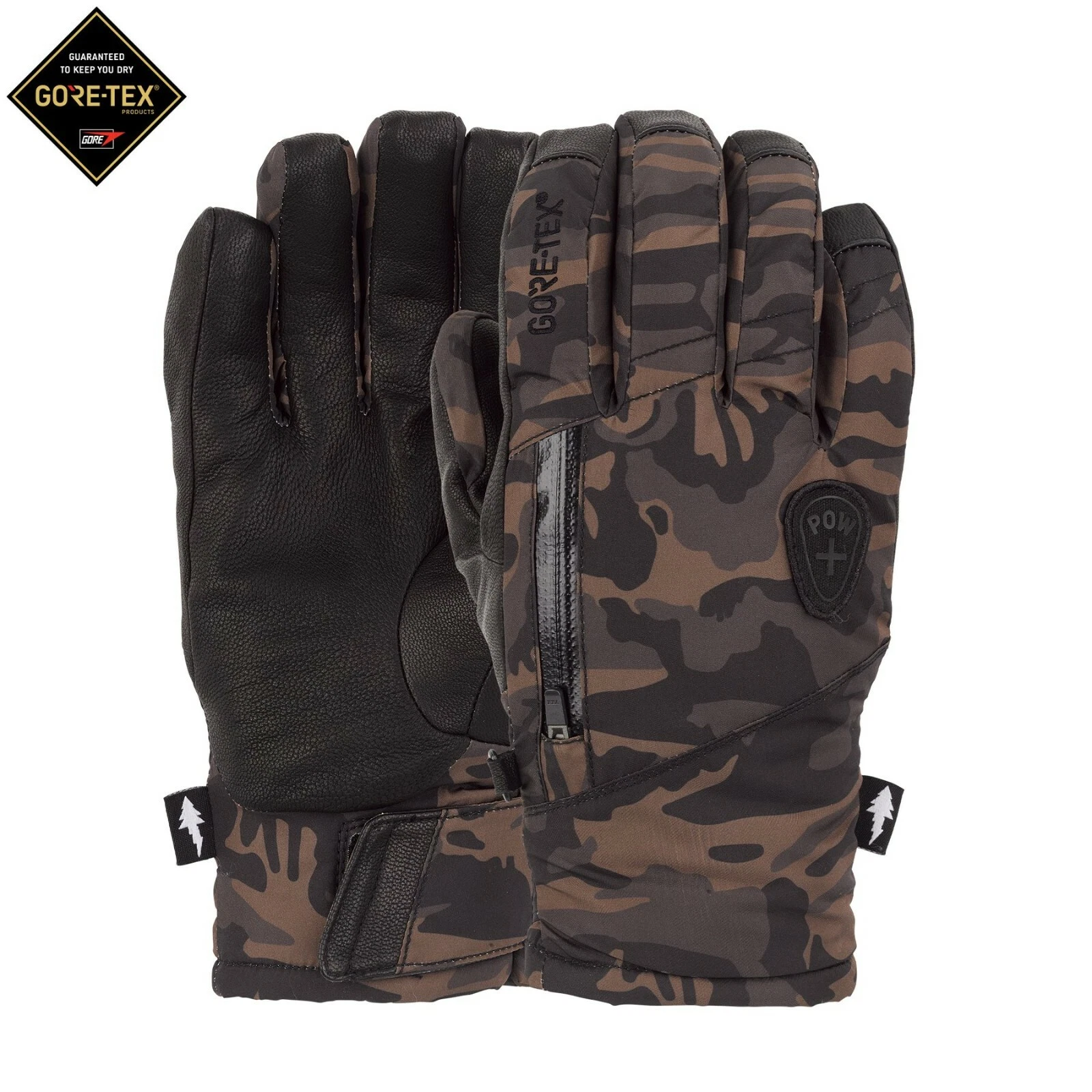 NEW POW GLOVES SNIPER GTX GLOVE SNOW GLOVES MEDIUM-XLARGE CAMO GORE TEX LIMITED