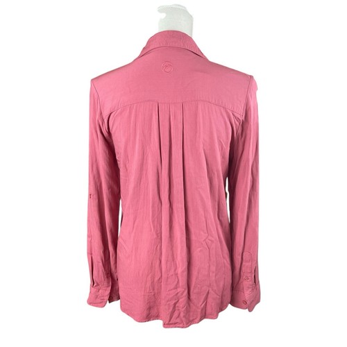 Magellan Outdoors Classic Fit Women's Pink Blouse Tunic Medium - Picture 2 of 6