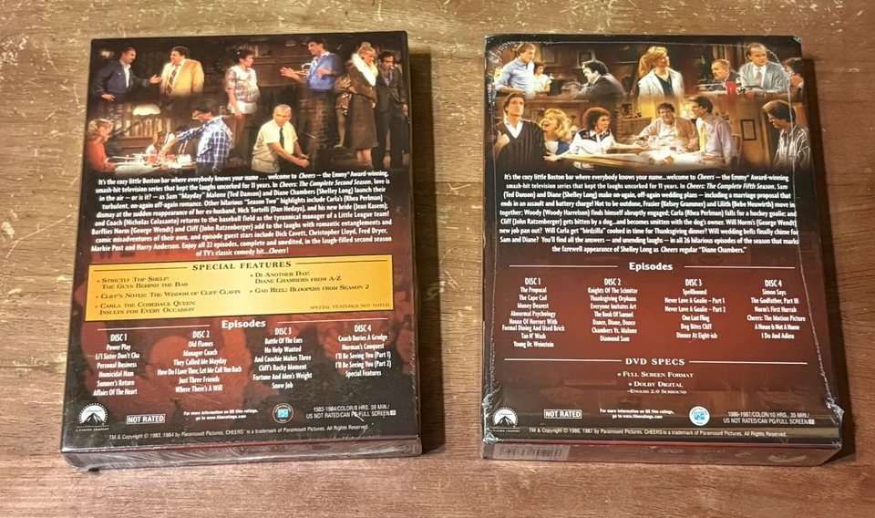 Cheers - Season 2 & 5 DVD Sets - New & Sealed - Ted Danson - Image 4 of 4