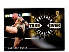 WWE Aleister Black 2018 Topps Road To WrestleMania NXT Mat Relic Card SN 84/199