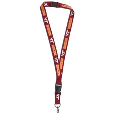 VIRGINIA TECH HOKIES NCAA COLLEGE SPORTS TEAM SCHOOL SPIRIT LANYARD 