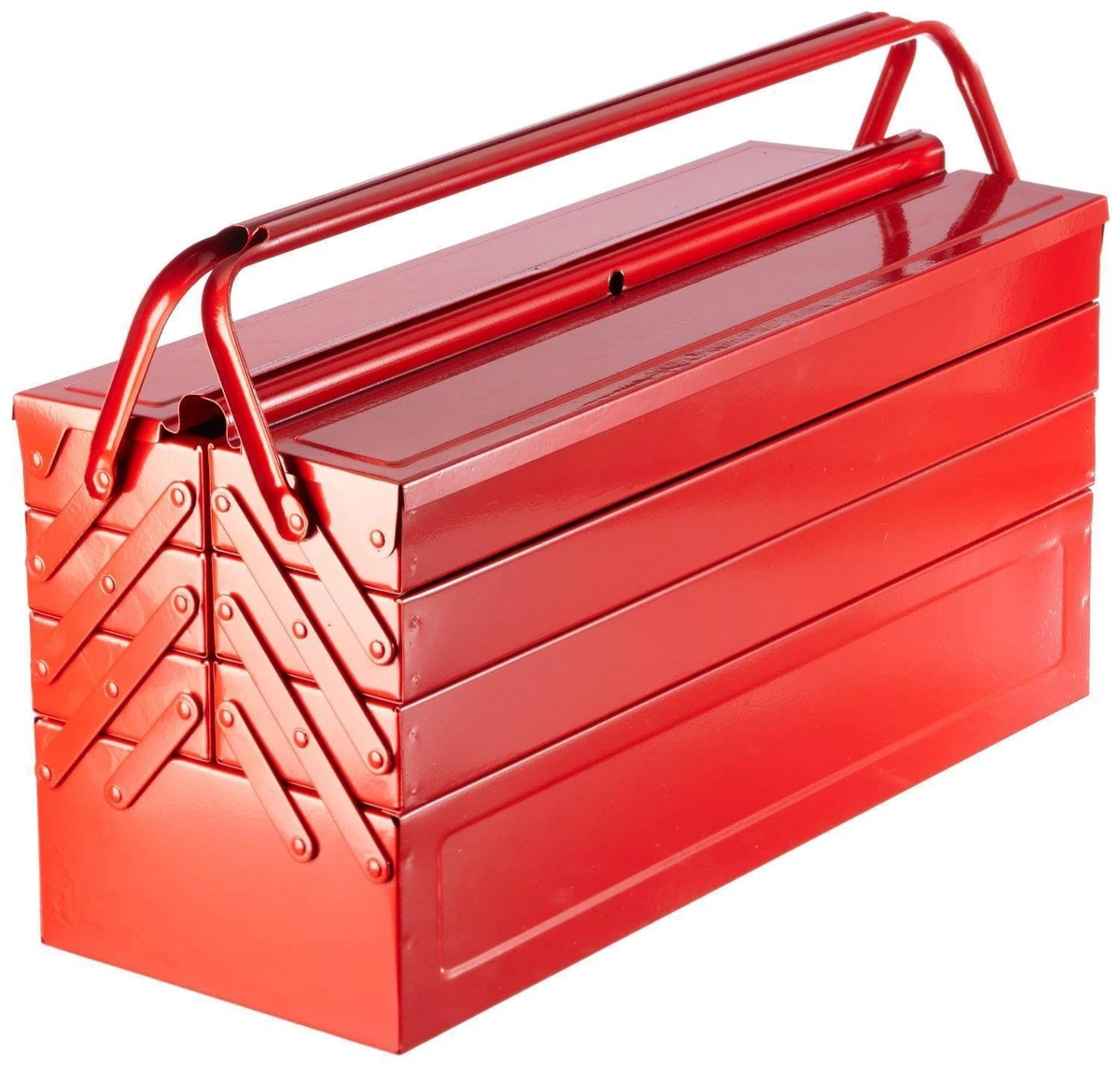 Laser Tool Bestseller Red Metal Toolbox Tool Box Cantilever 7 Tray Large  530mm